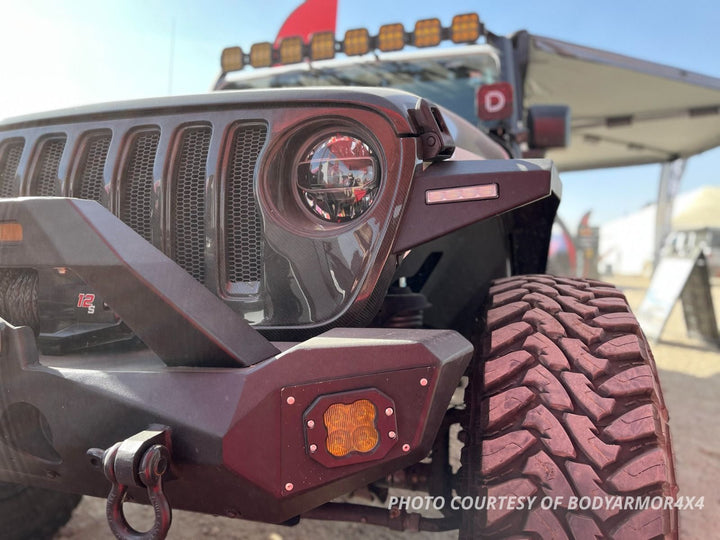 SS3 SAE Yellow Sport Flush Mount LED Pod (one)