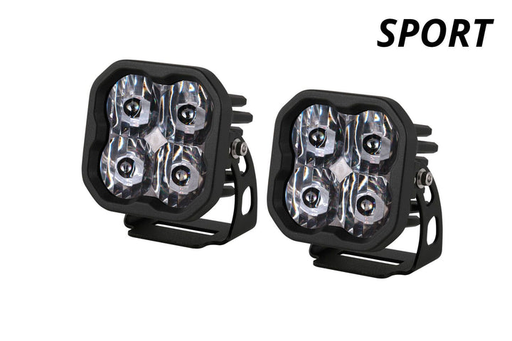 SS3 SAE/DOT White Sport LED Pod (pair)