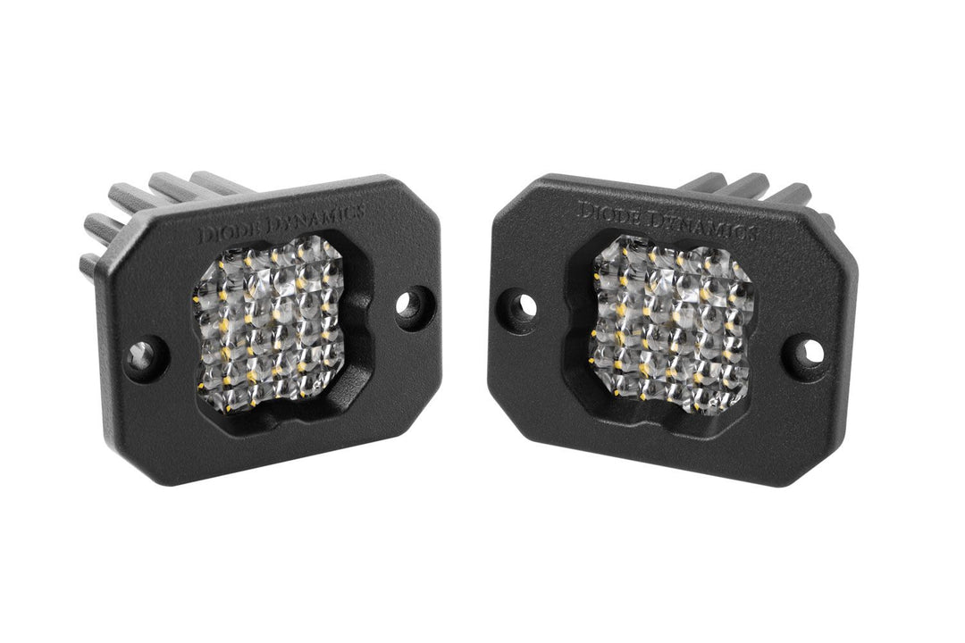 SSC1 White Sport Flush Mount LED Pod (pair)