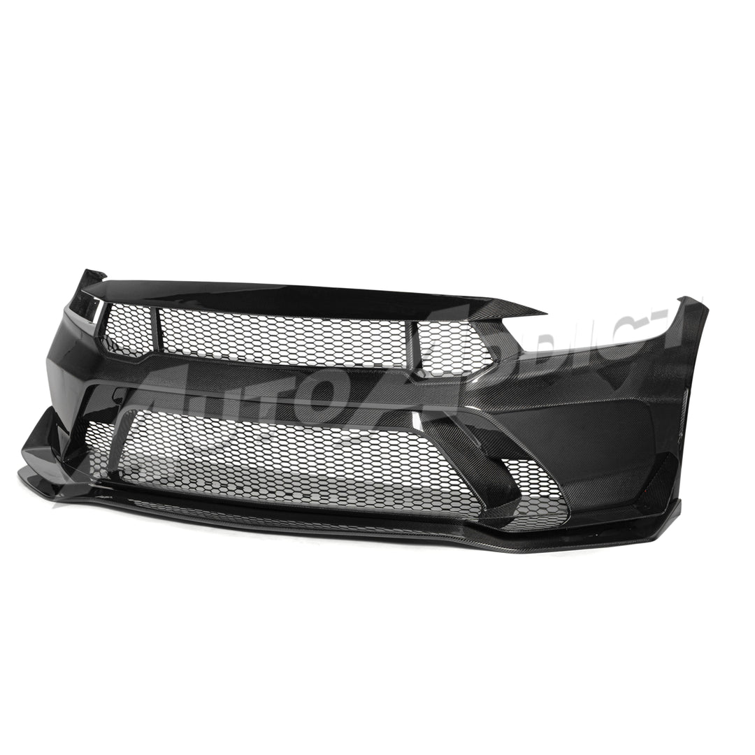 2024-2026 Mustang S650 Type-GTD Carbon Fiber Bumper Full Kit For GT/EcoBoost