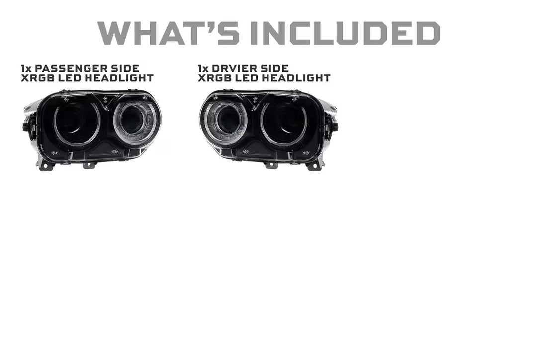 2015-23 Challenger XRGB LED Headlights