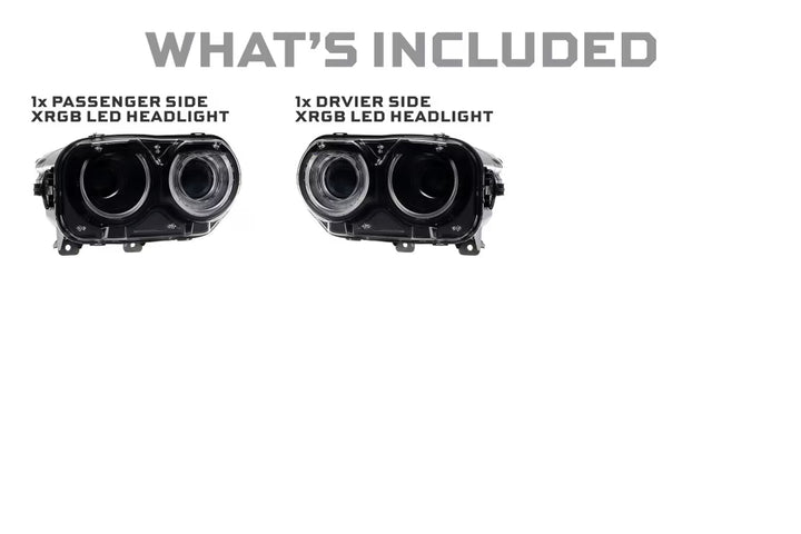 2015-23 Challenger XRGB LED Headlights