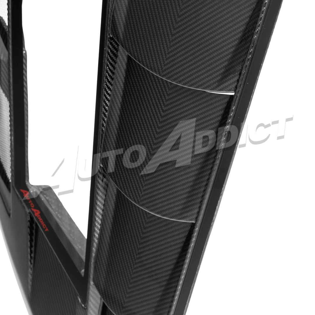 2020-2026 C8 Coupe Rear Split Window Functional Dry Carbon Fiber Double Sided w/Glass For Stingray/Z06/E-Ray