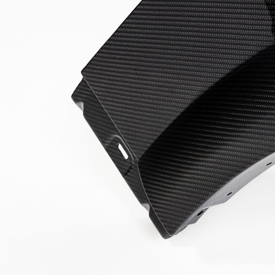 2015-2025 Dodge Charger Dry Gloss Carbon Fiber Type-Hellcat Front Fenders Widebody w/Flares 1pc