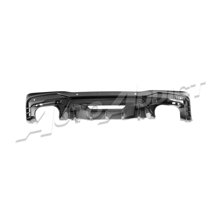 2024+ Ford Mustang Dark Horse Rear Diffuser Gloss Black Quad Tips
