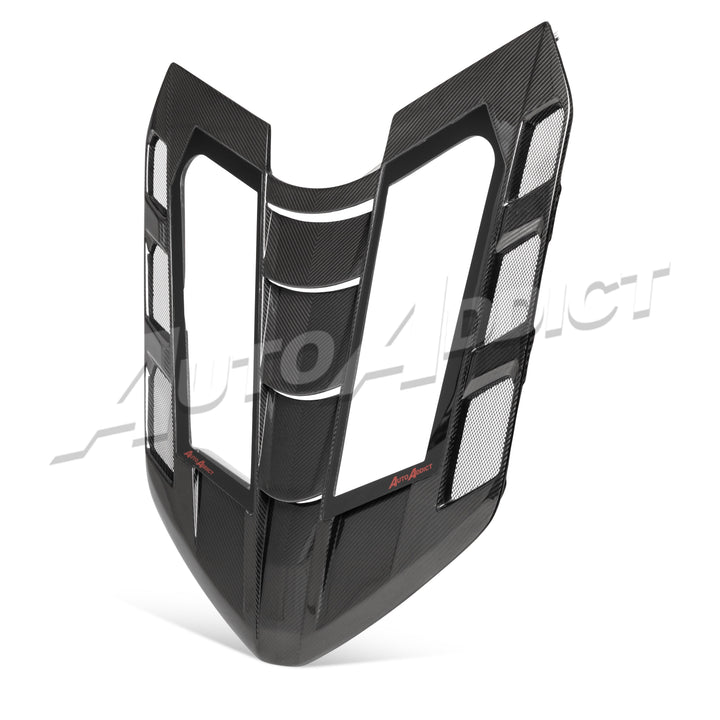 2020-2026 C8 Coupe Rear Split Window Functional Dry Carbon Fiber Double Sided w/Glass For Stingray/Z06/E-Ray