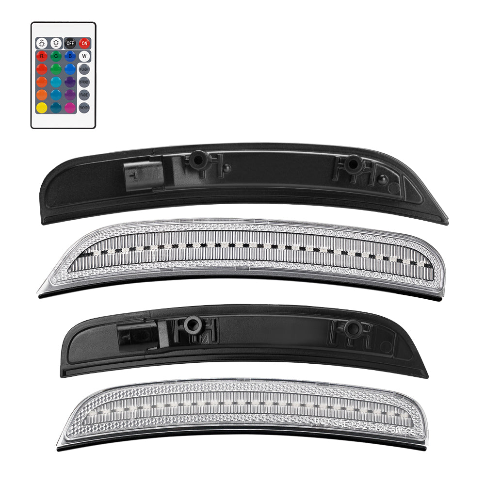 2015-2024 Dodge Charger RGB Clear LED Side Markers
