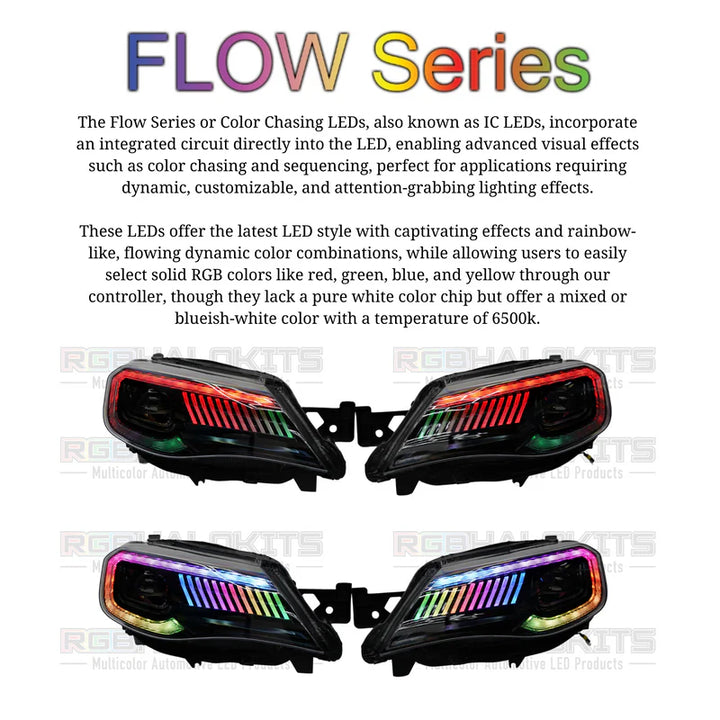 Subaru Impreza WRX/STI: Multicolor Built Morimoto XB Headlights (2008-2014)