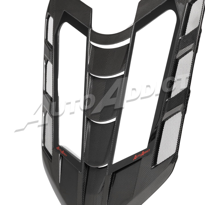 2020-2026 C8 Coupe Rear Split Window Functional Dry Carbon Fiber Double Sided w/Glass For Stingray/Z06/E-Ray