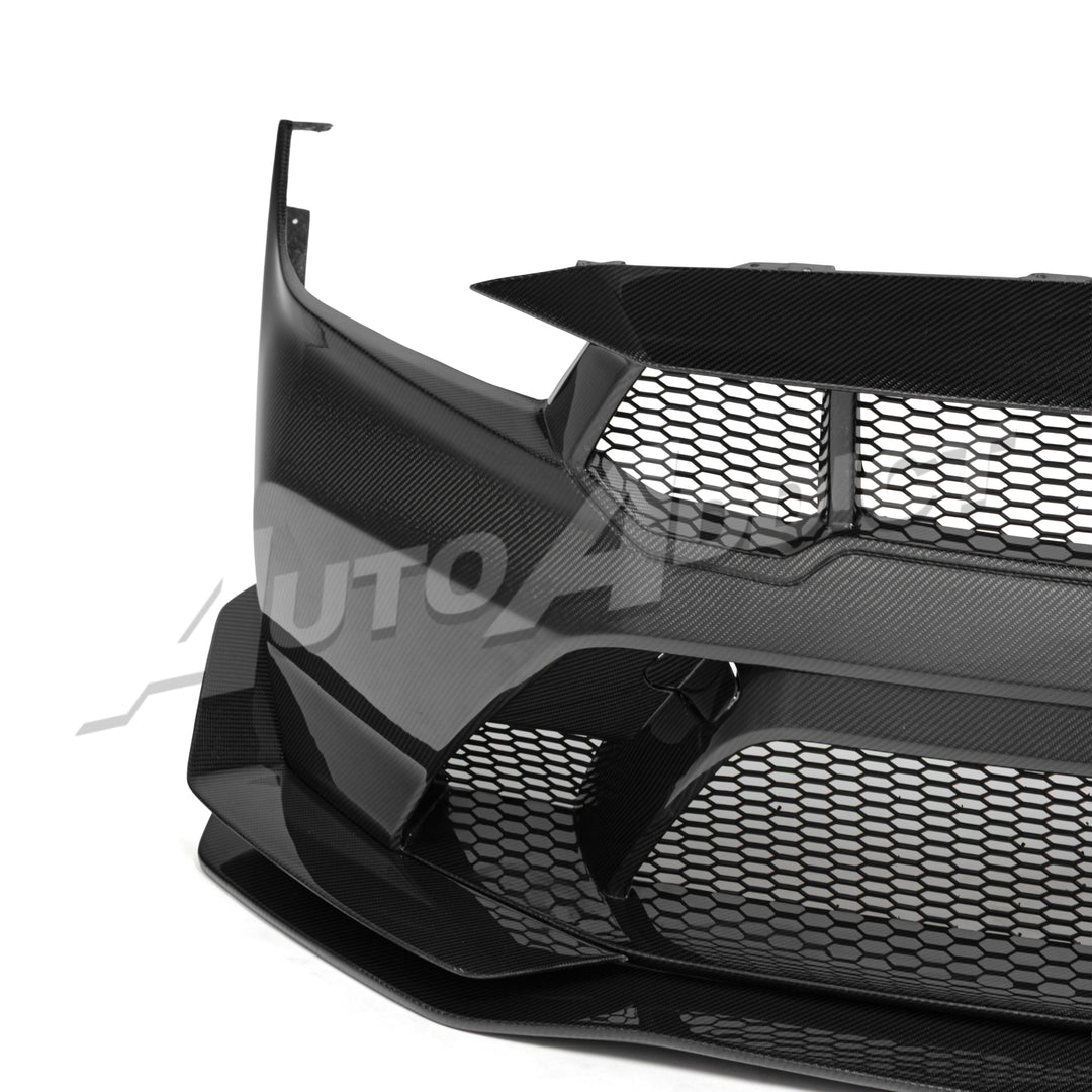 2024-2026 Mustang S650 Type-GTD Carbon Fiber Bumper Full Kit For GT/EcoBoost