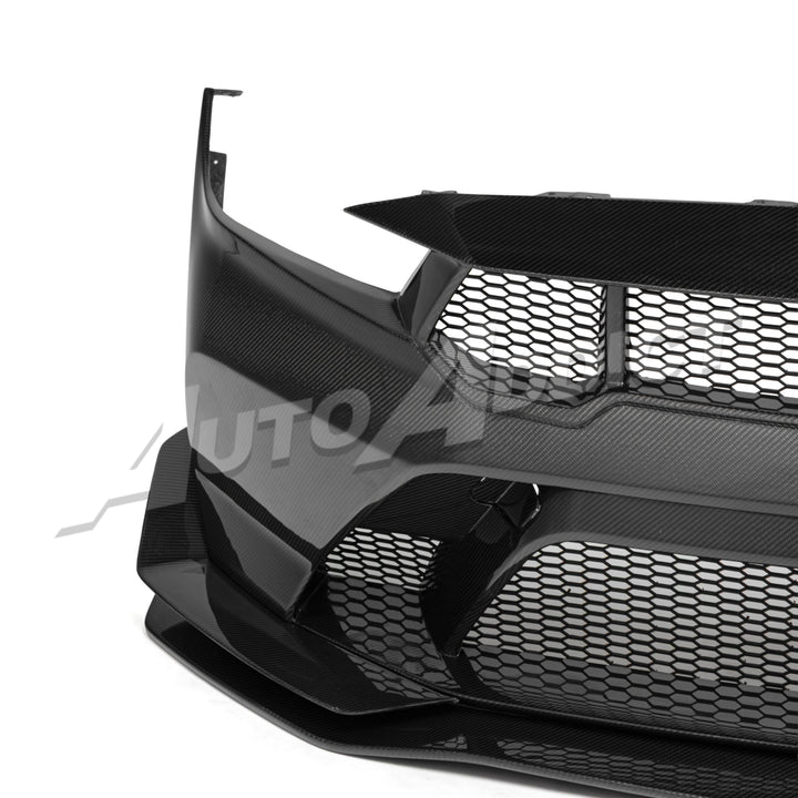 2024-2026 Mustang S650 Type-GTD Carbon Fiber Bumper Full Kit For GT/EcoBoost