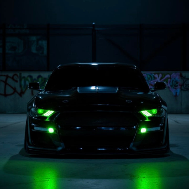2018-2023 Ford Mustang RGB Headlight OEM Style (V2)