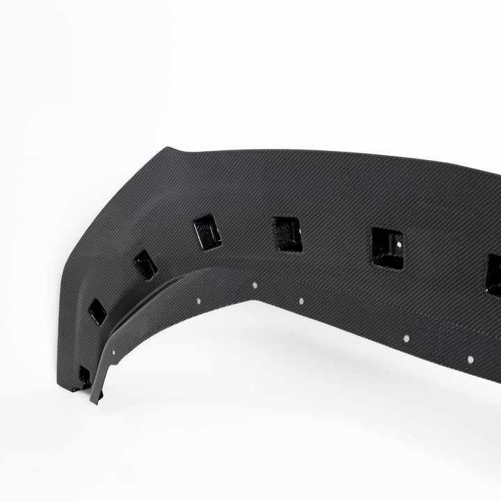 2024-2026 Mustang Dark Horse S650 Type-OE Carbon Fiber Double Sided Lower Chin Splitter