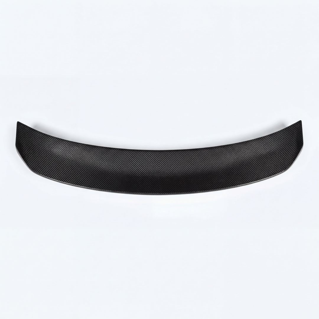 2024–2026 Mustang S650 Heritage SC™ V-Shaped Dry Gloss Carbon Fiber Rear Wing W/ Ducktail-Style Decklid
