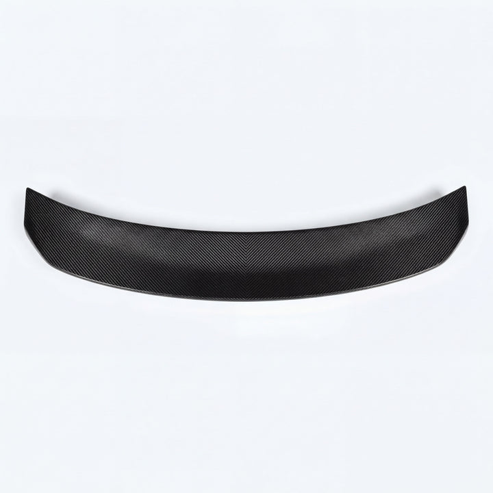 2024–2026 Mustang S650 Heritage SC™ V-Shaped Dry Gloss Carbon Fiber Rear Wing W/ Ducktail-Style Decklid