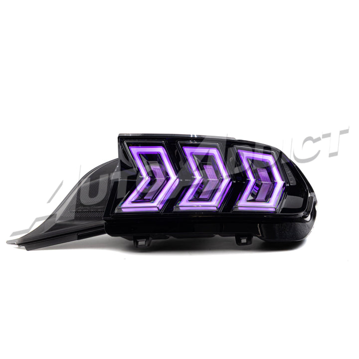 2024-2026 Mustang S650 Heritage-X™ RGB Taillights Amber Turn Signal Sequential w/ Animation