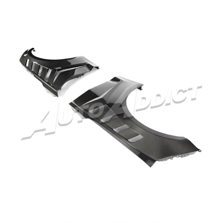 2016-2025 Camaro LT/RS/SS Type-GT Gloss Carbon Fiber Track Package Fenders Pair