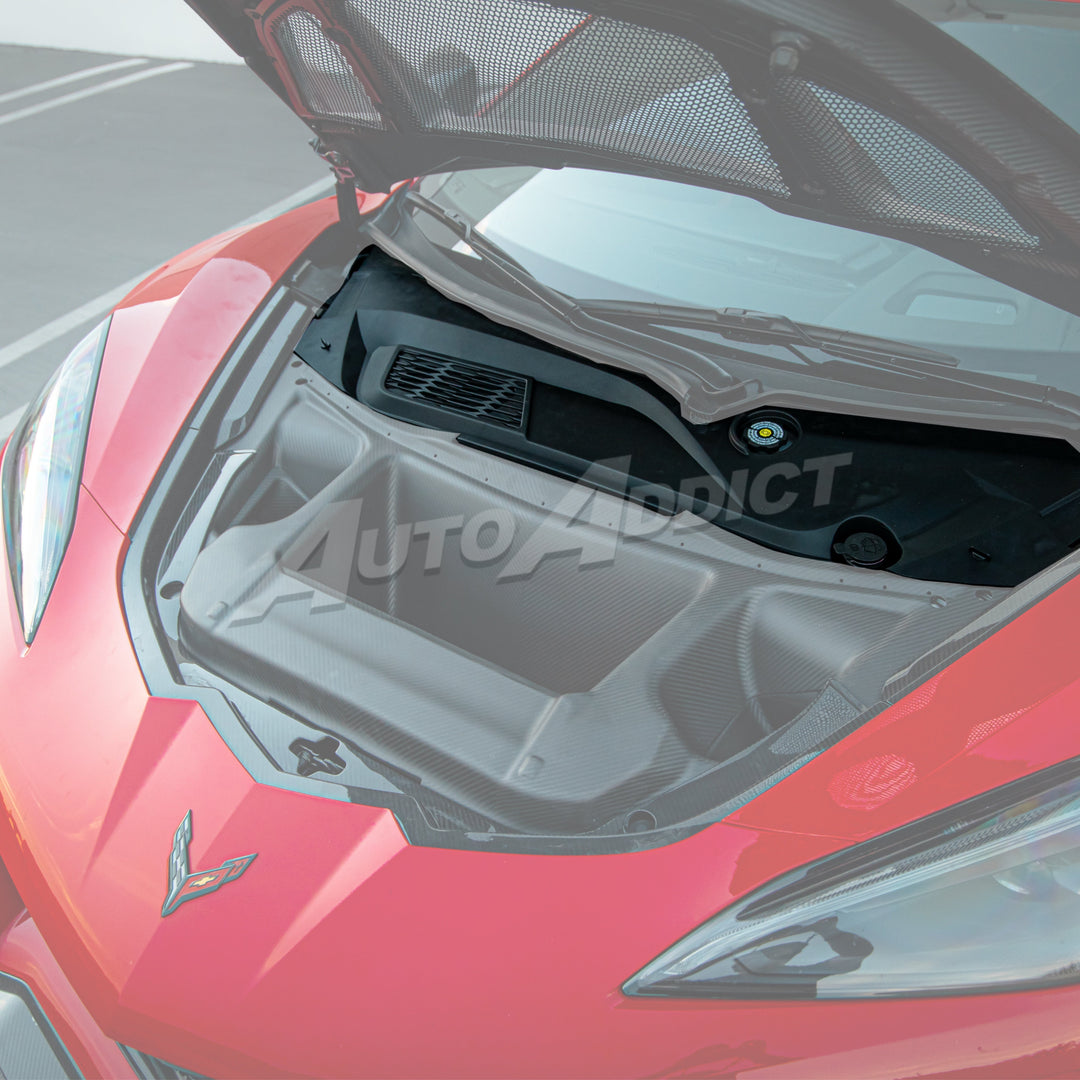 2025-2026 C8 ZR1/ZR1X ZTK Type-OEM Hood Functional Dry Carbon Fiber Double Sided 6PCS Kit