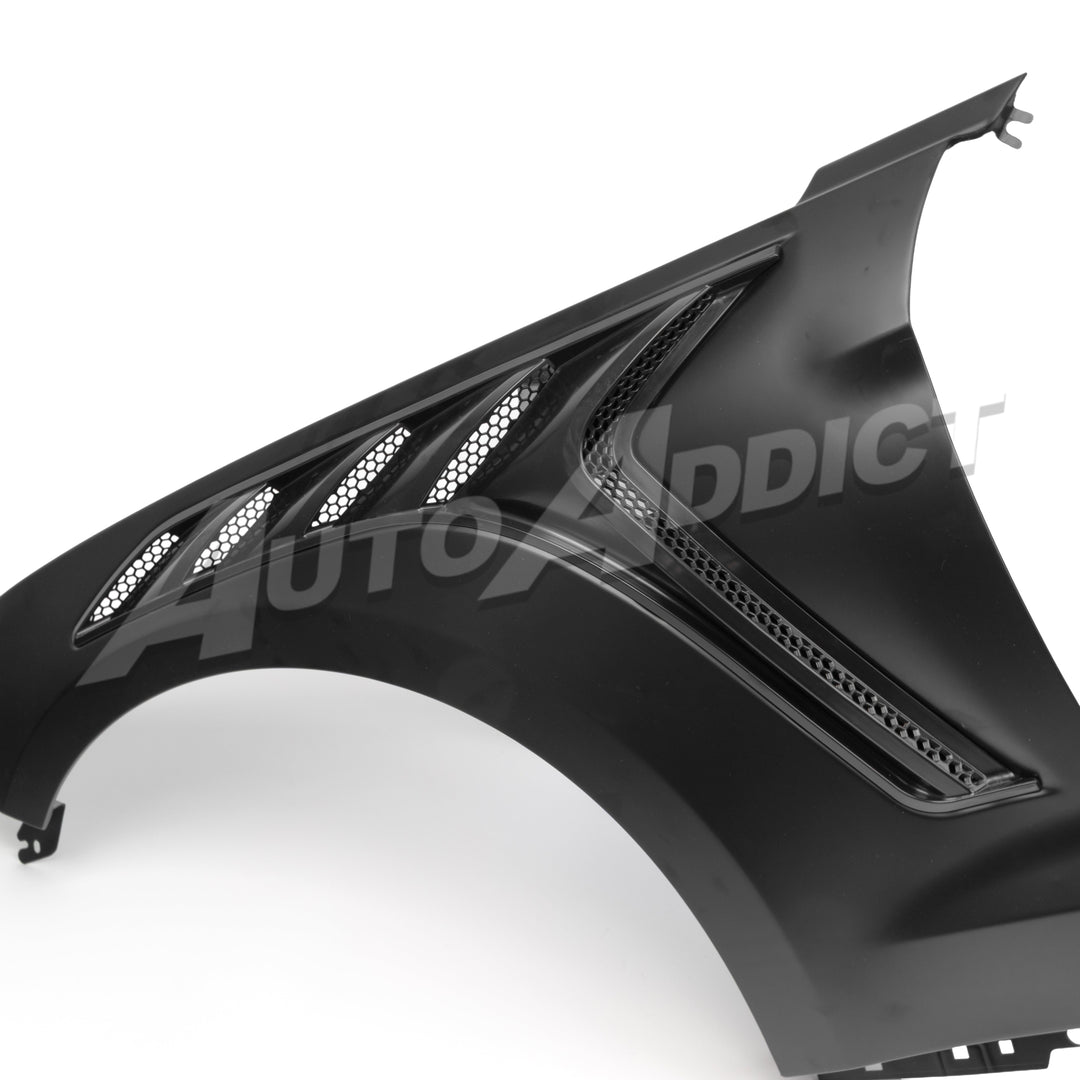 2015-2017 Mustang S550 EcoBoost/GT Type-GTD Aluminum Fenders w/ Functional Vent (Pair)