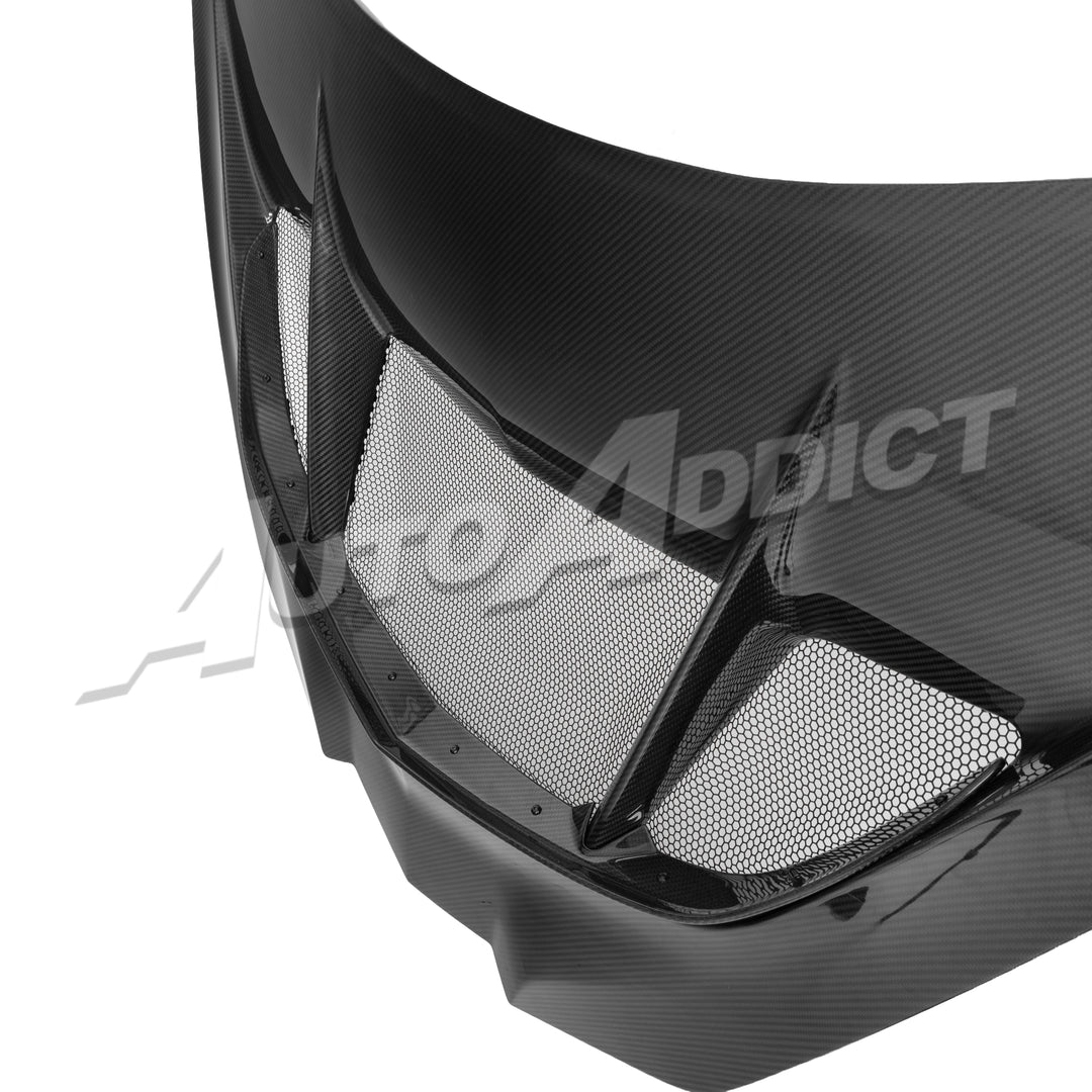 2025-2026 C8 ZR1/ZR1X ZTK Type-OEM Hood Functional Dry Carbon Fiber Double Sided 6PCS Kit