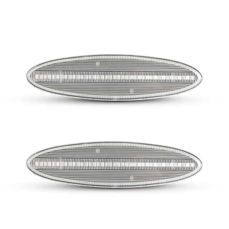 1997-2004 Corvette C5 Rear Bumper Clear Lens White LED Side Markers