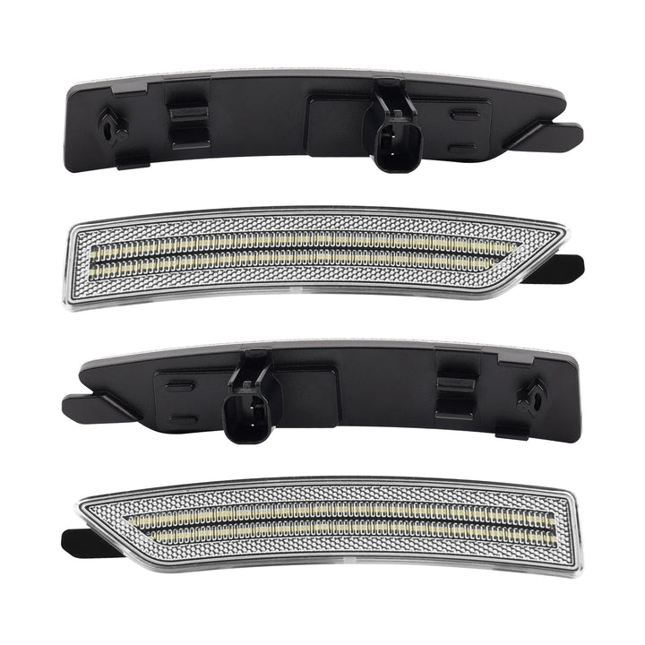 2024-2026 Ford Mustang S650 Clear Lens White Dynamic Animation LED Side Markers