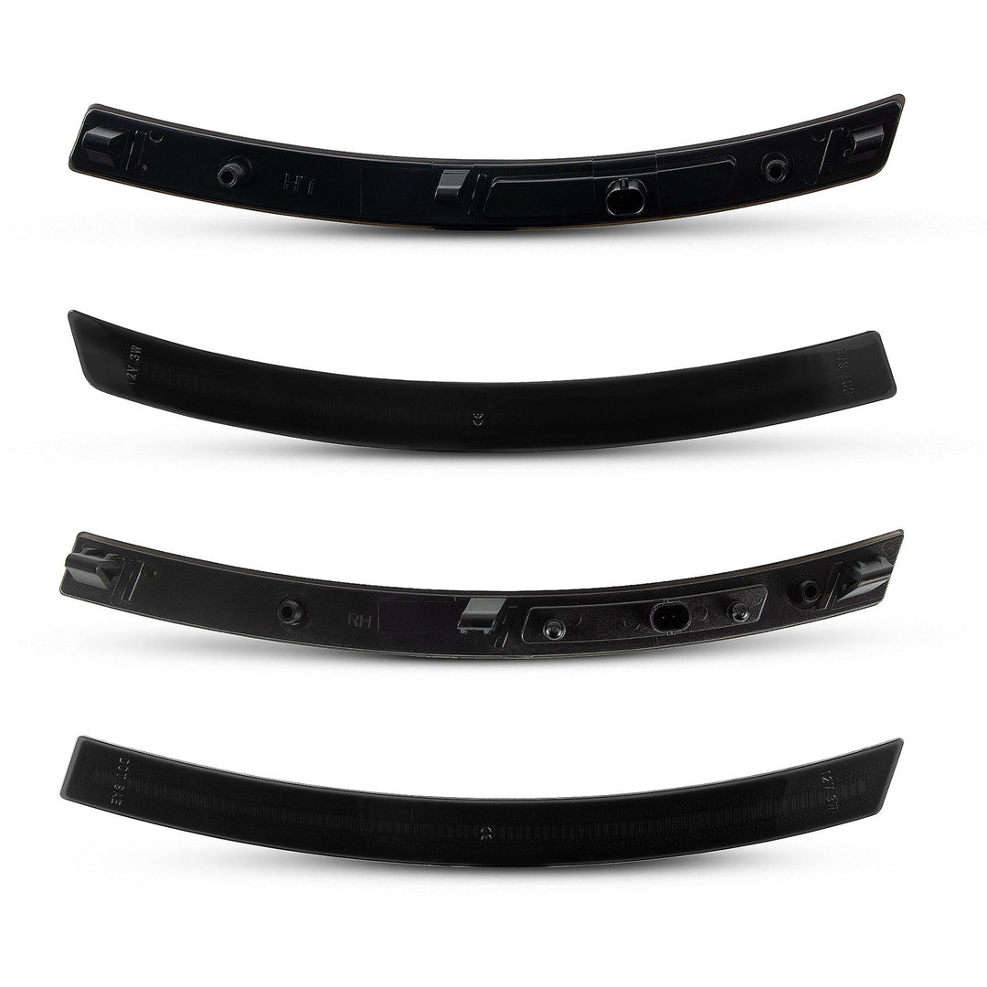 2014-2019 Corvette C7 Smoke Lens White Dynamic Animation LED Side Markers Set