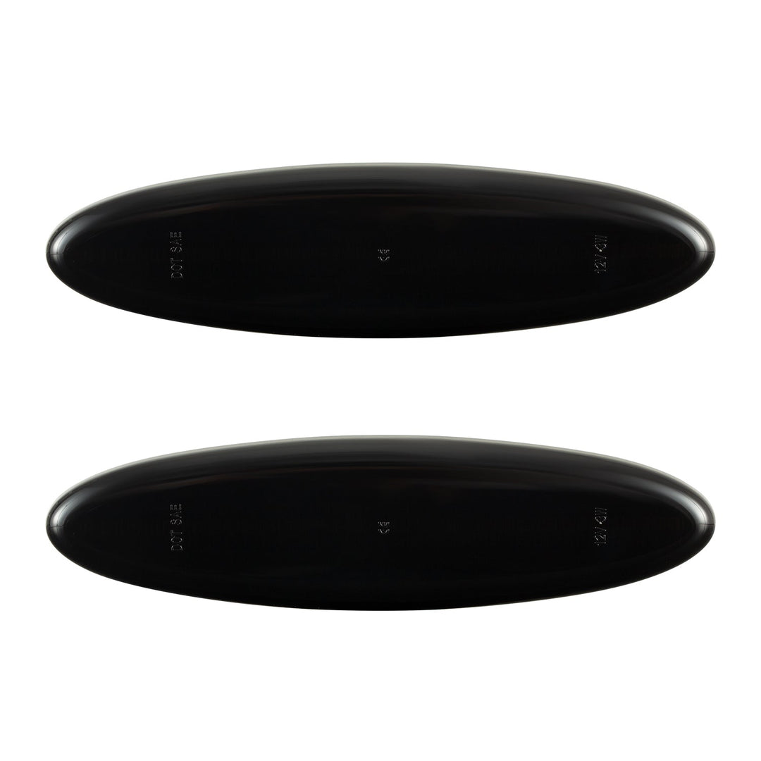 1997-2004 Corvette C5 Rear Bumper Smoke Lens White Dynamic Animation LED Side Markers