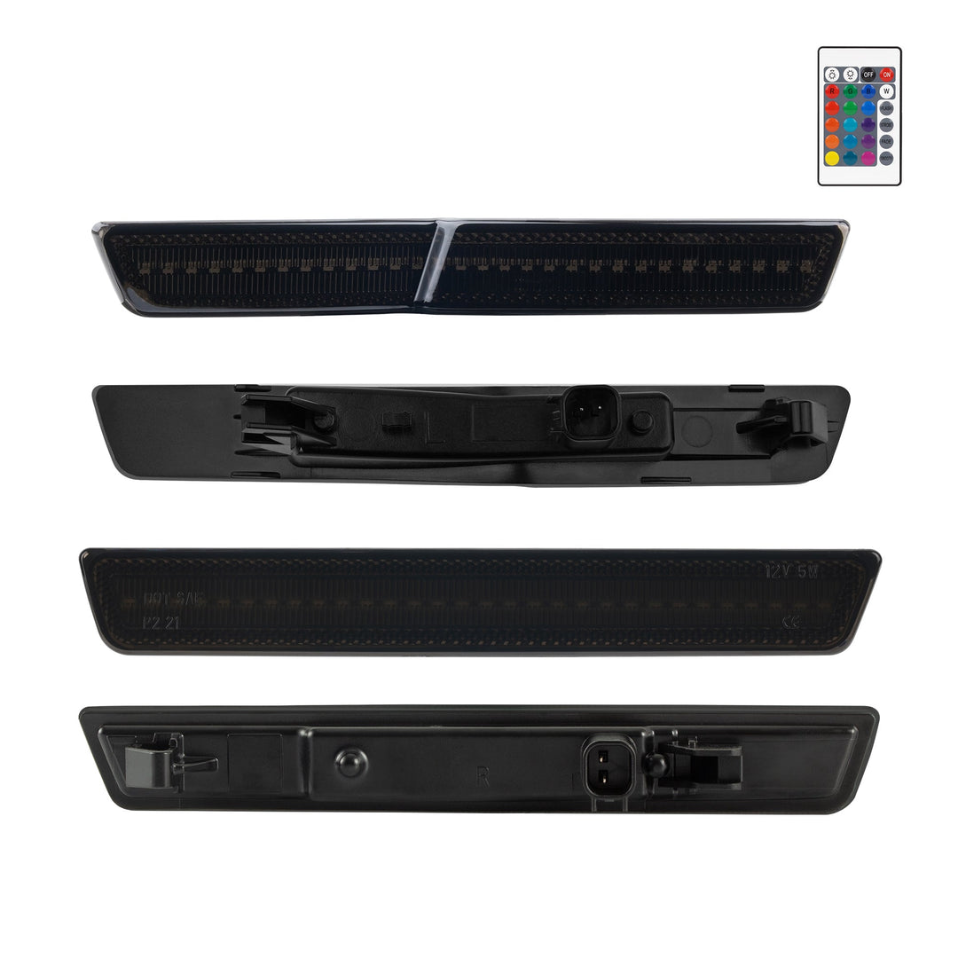 2018-2024 Dodge Challenger Widebody Remote Control RGB Smoke Lens LED Side Markers