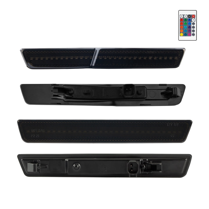 2018-2024 Dodge Challenger Widebody Remote Control RGB Smoke Lens LED Side Markers