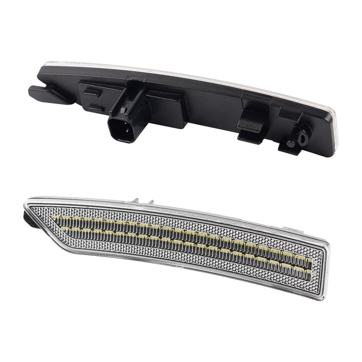 2024-2026 Ford Mustang S650 Clear Lens White Dynamic Animation LED Side Markers