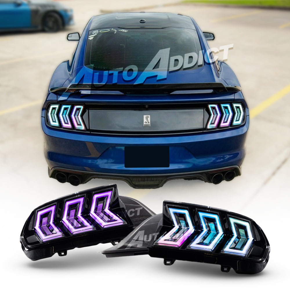 2015-2023 Mustang S550 Heritage-X™ RGB Taillights Amber Turn