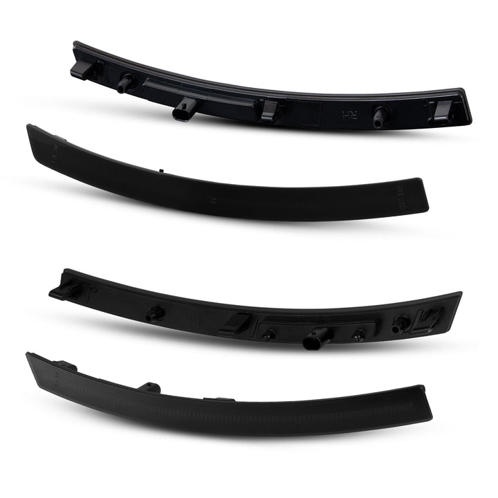 2014-2019 Corvette C7 Smoke Lens White Dynamic Animation LED Side Markers Set