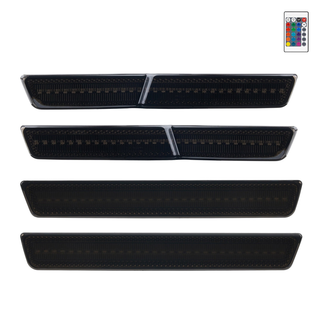 2018-2024 Dodge Challenger Widebody Remote Control RGB Smoke Lens LED Side Markers