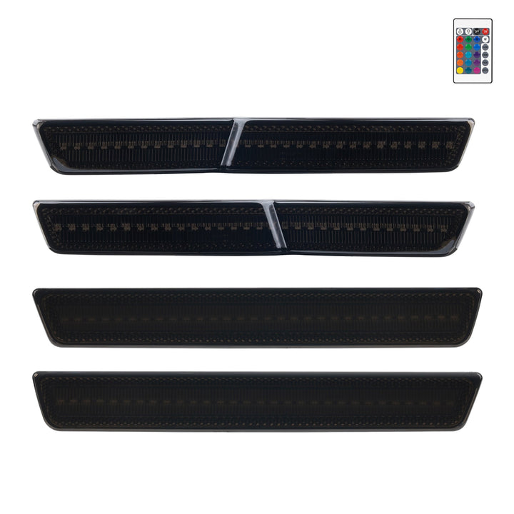 2018-2024 Dodge Challenger Widebody Remote Control RGB Smoke Lens LED Side Markers