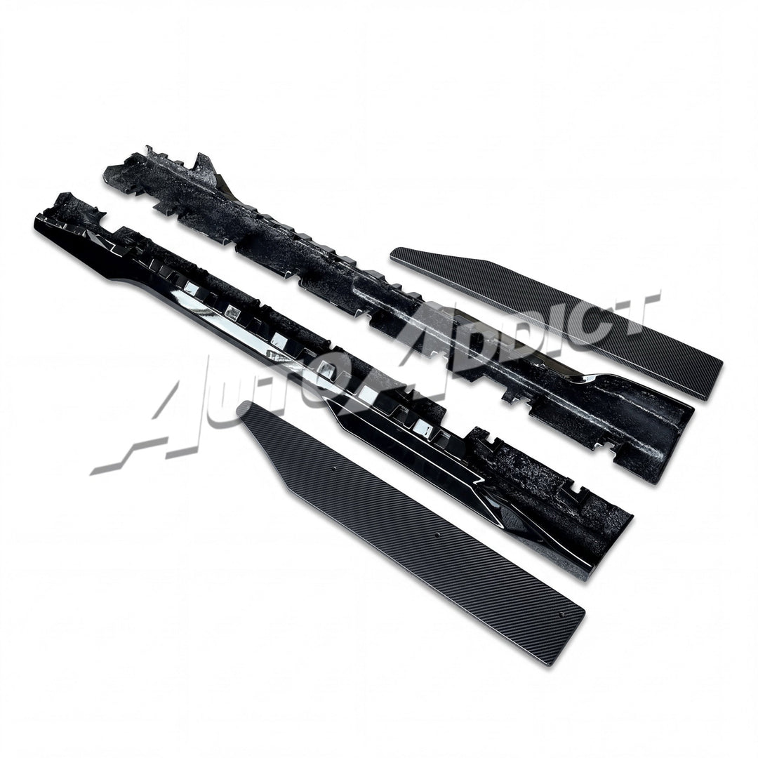 2024–2026 Mustang S650 Heritage SC™ V-Shaped Dry Gloss Carbon Fiber Track Package Program Bundle