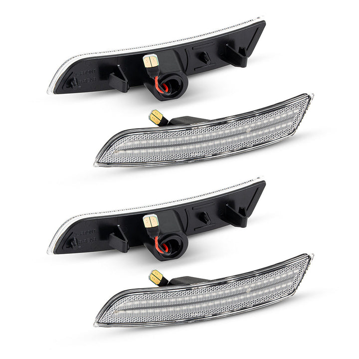2016-2025 Chevrolet Camaro Clear White LED Side Markers Set