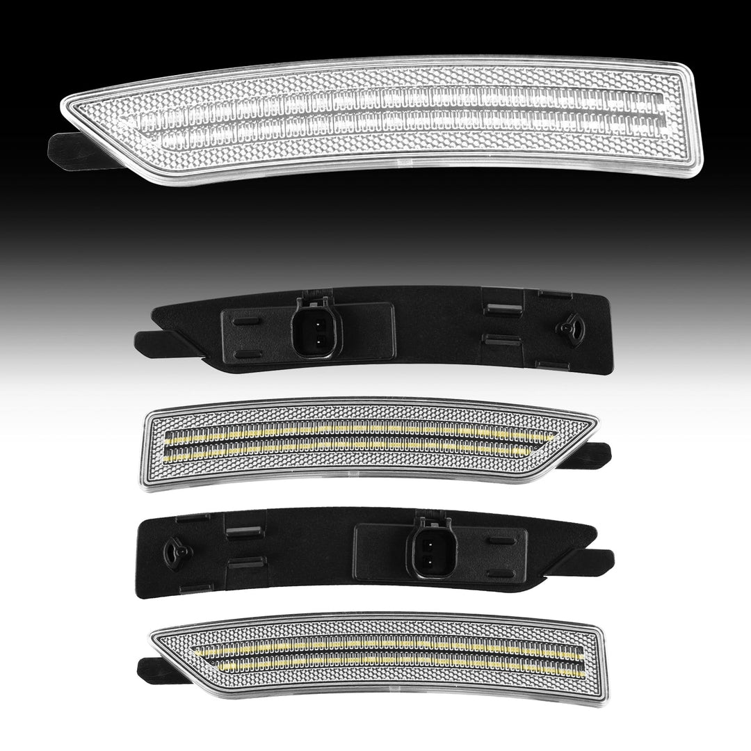 2024-2026 Ford Mustang S650 Clear White LED Side Markers