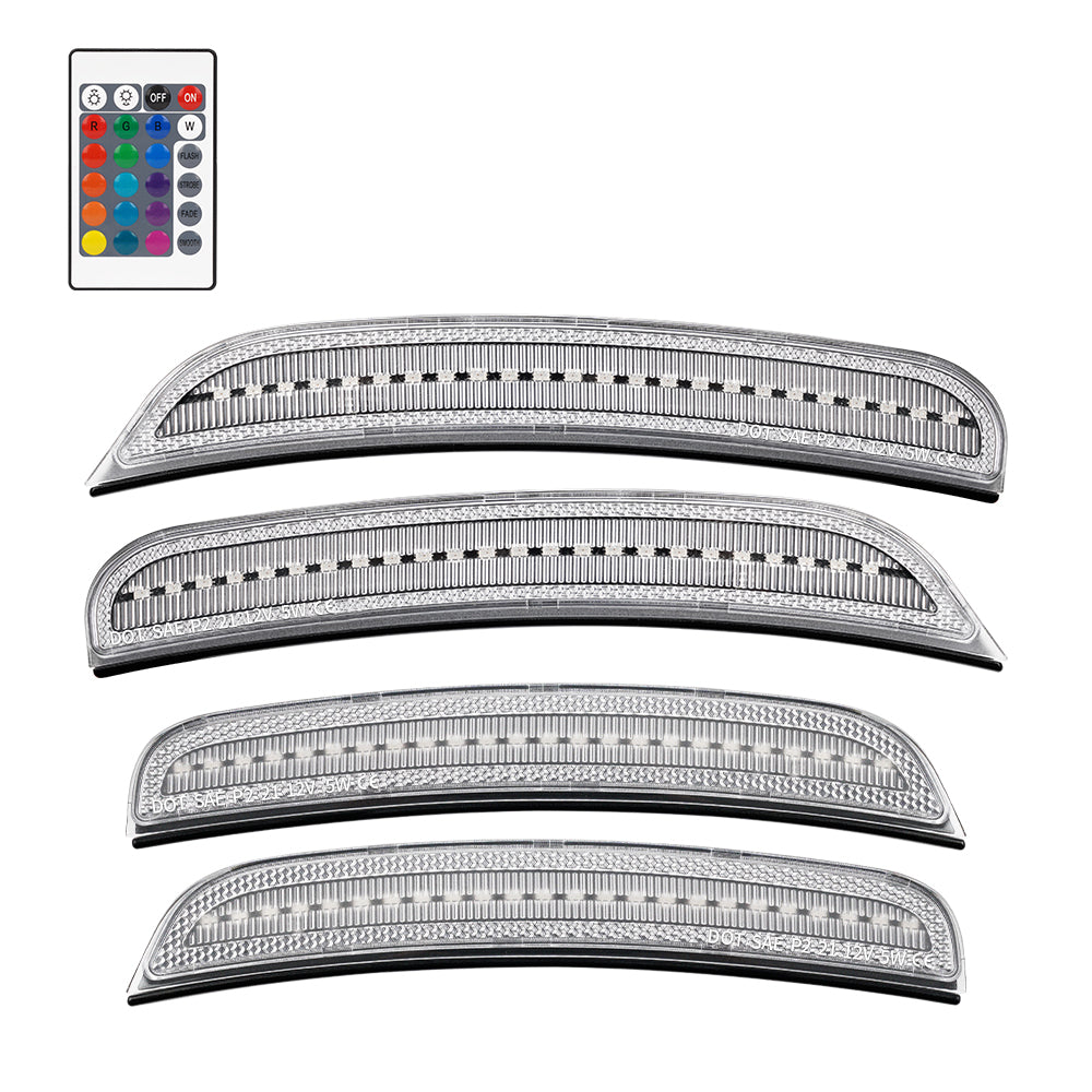 2015-2024 Dodge Charger RGB Clear LED Side Markers