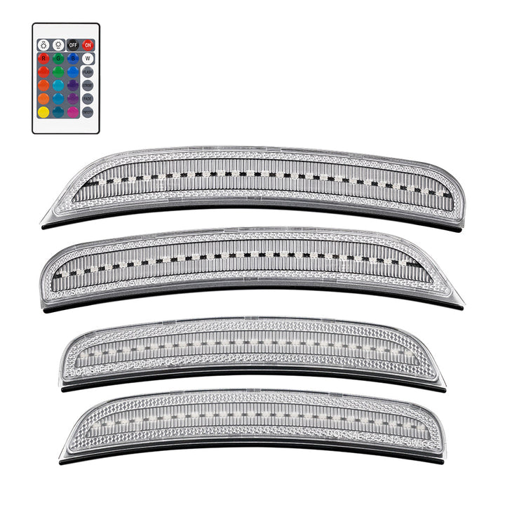 2015-2024 Dodge Charger RGB Clear LED Side Markers