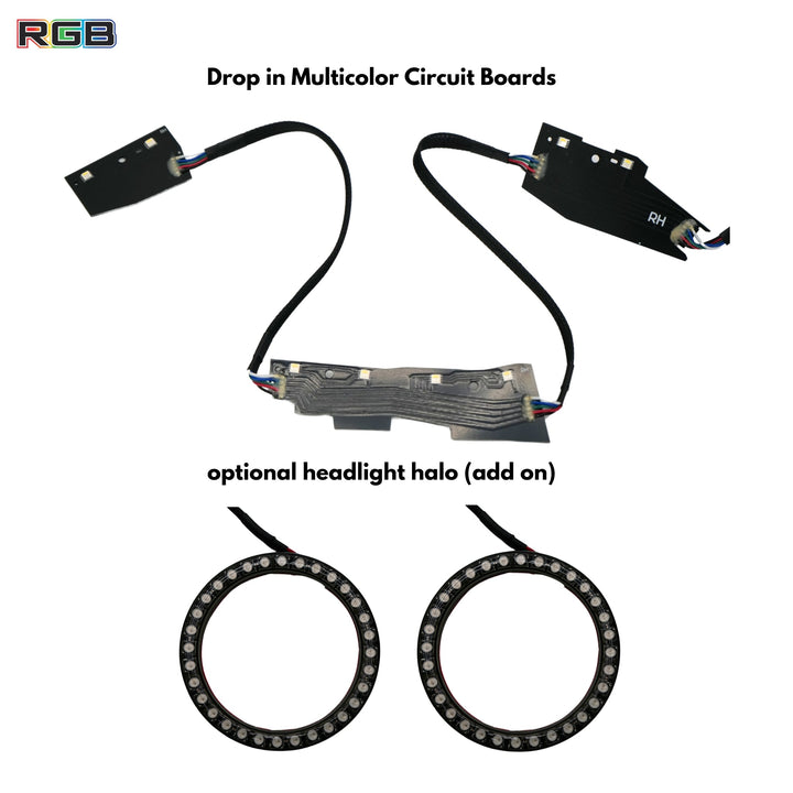 Chevrolet Camaro Flow Series Multicolor DRL Boards (2016-2018)