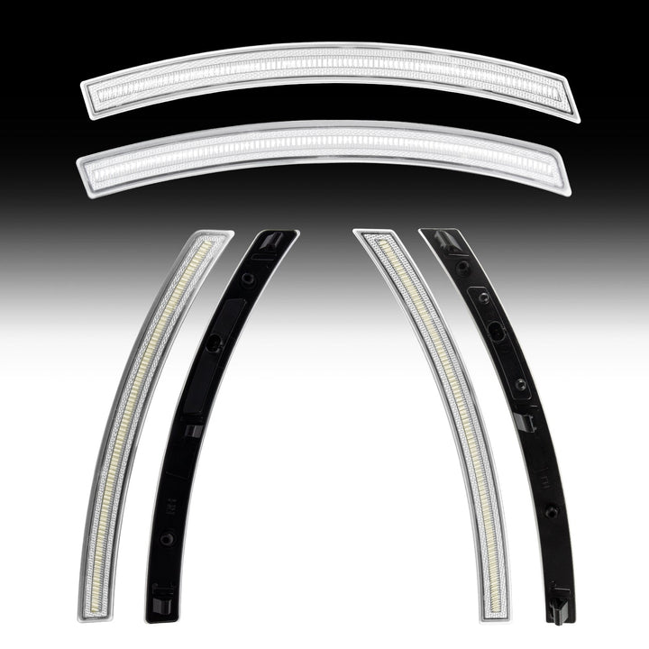 2014-2019 Chevrolet Corvette Clear C7 White LED Side Marker