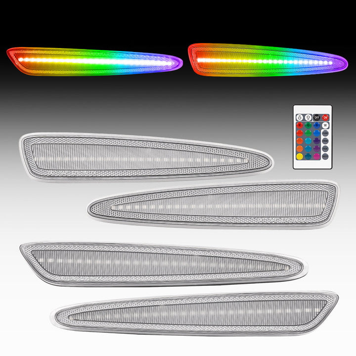 2005-2013 Chevrolet Corvette C6 RGB Clear LED Side Marker