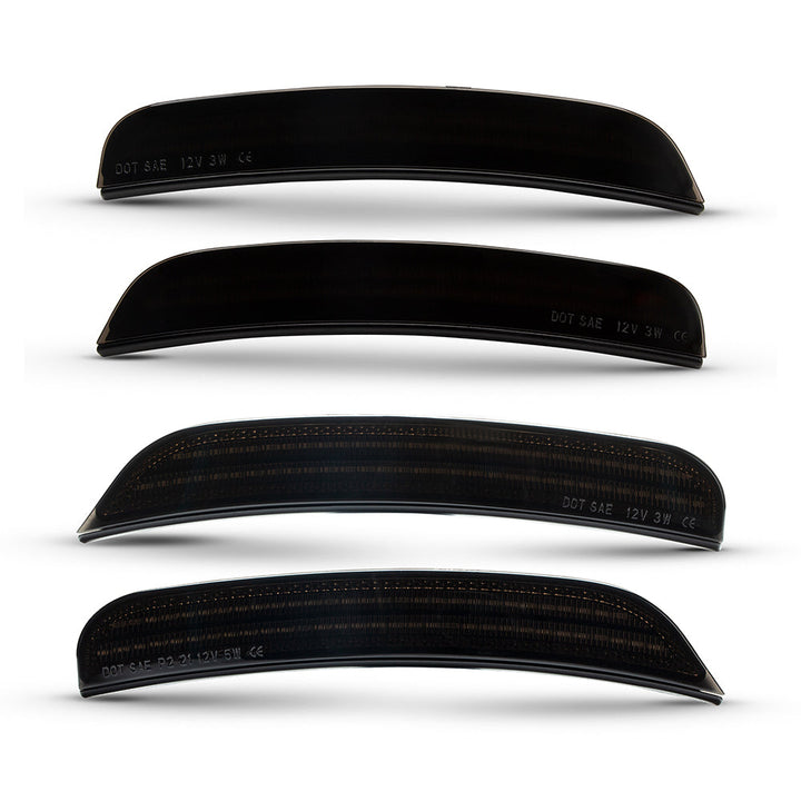 2015-2024 Dodge Charger Smoke White LED Side Markers
