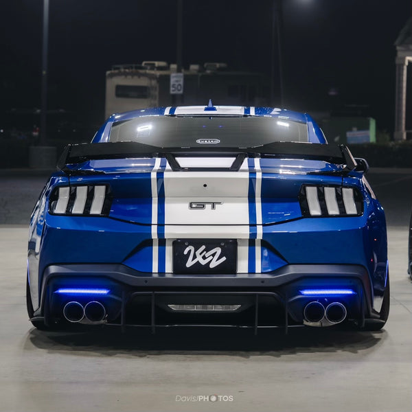 2024+ Ford Mustang RGB Rear Diffuser Reflectors (V2)