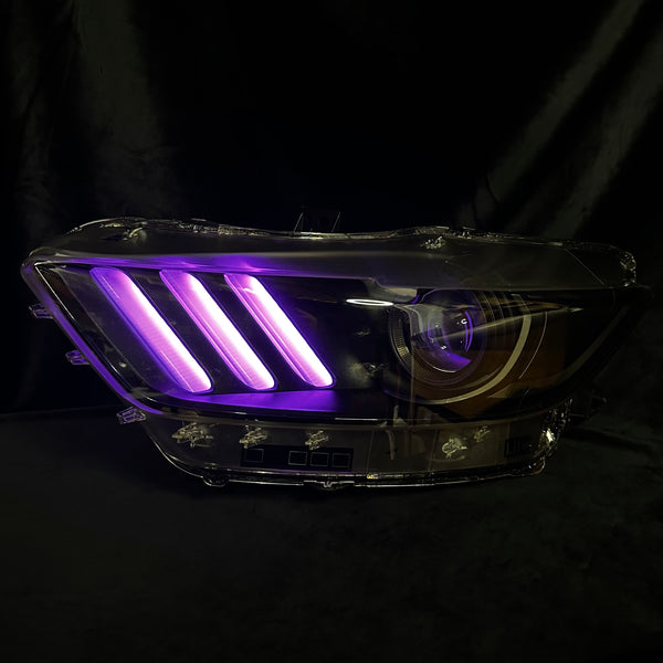 2015-17 Mustang RGB Headlight OEM Style (V2)