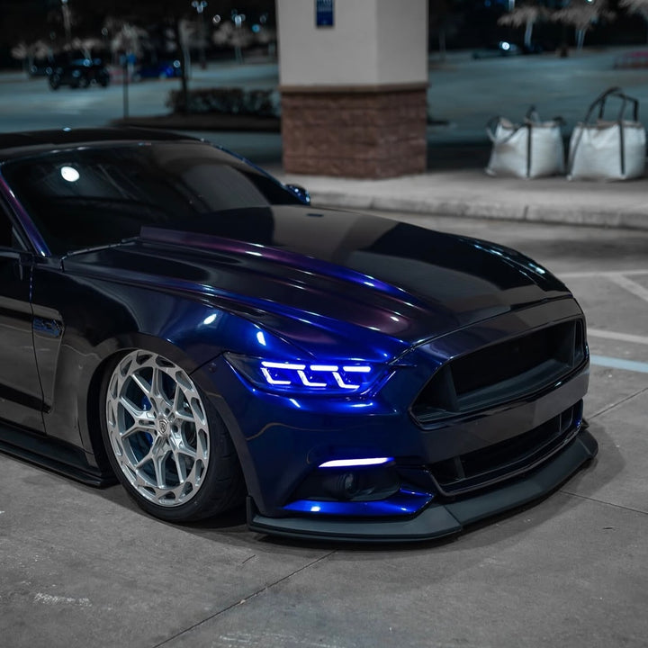 2015-2023 Ford Mustang RGB s650 Style Headlight (V2)