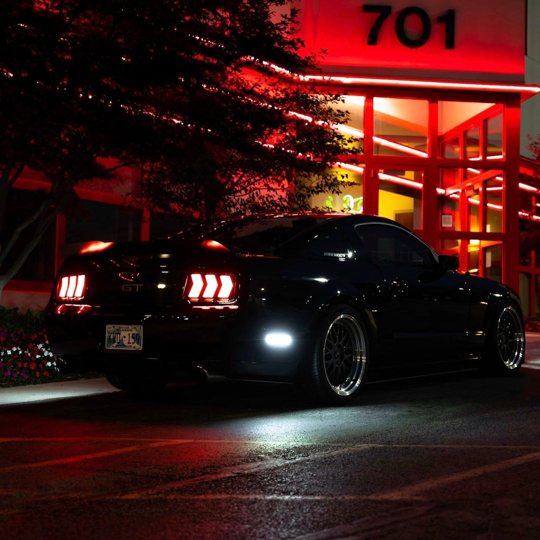 LED Rear Bumper Side Markers - RGB (MUSTANG 05-09 - Foto 4