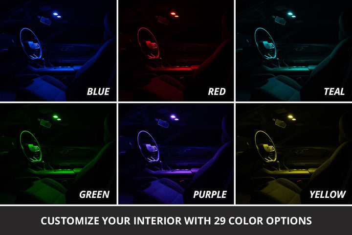 Multicolor Dome Light for 2024-2025 Ford Mustang