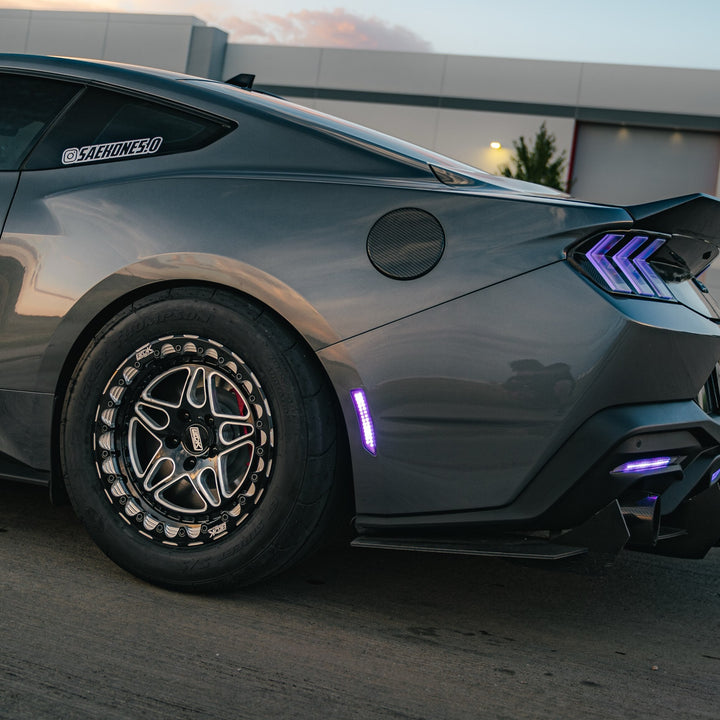 2024+ Ford Mustang Feux de gabarit RGB (V2) - Pack de 4